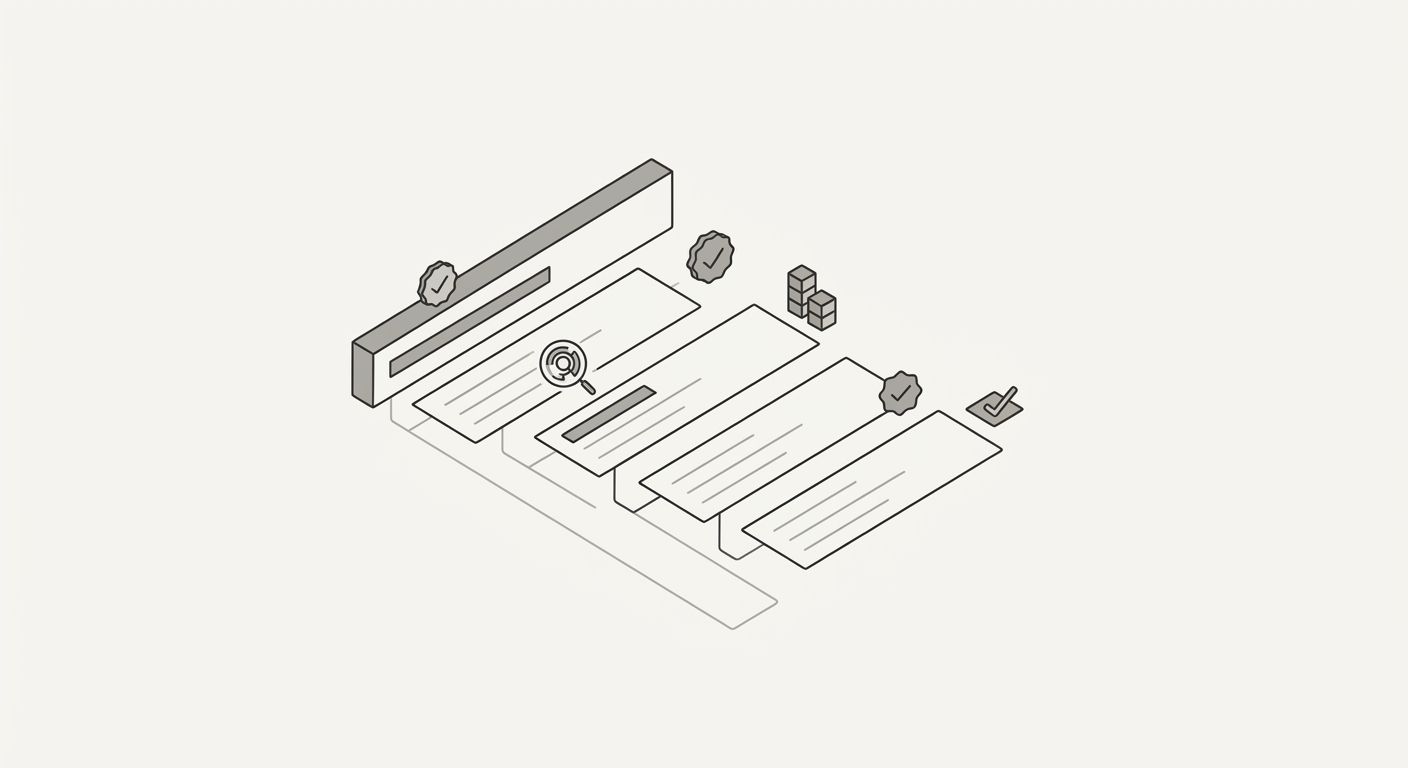 illustration of a niche forum community showing a tight-knit group of contributors with verified credentials, a moderator reviewing posts, and trust indicators like accepted-answer badges and reputati