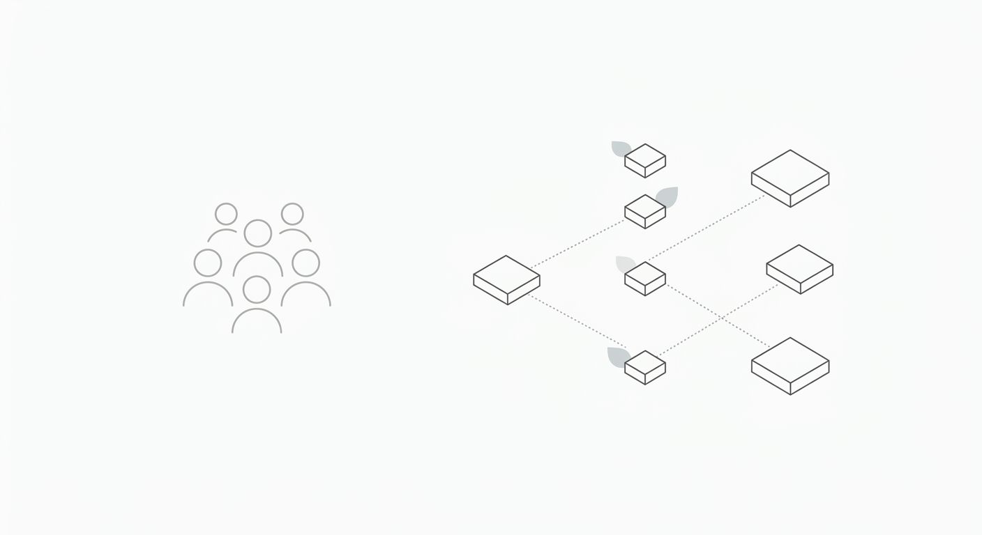side-by-side comparison of a poorly targeted outreach list with generic contacts versus a well-qualified list showing topical relevance, linking history, and correct contact names for each prospect